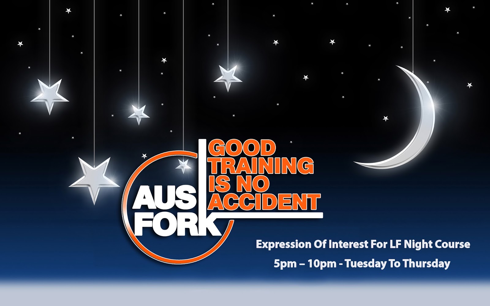 Australian Forklift Licence Night Time Forklift Course