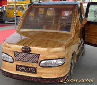 Foto Umut Mobil Kayu Bertenaga Listrik dari China  Laurencius
