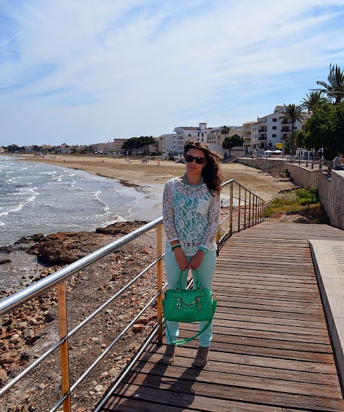 alcocebre, pastel, verde, playas