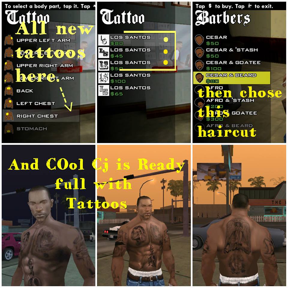 Tattoo Parlors  GTA Wiki  Fandom