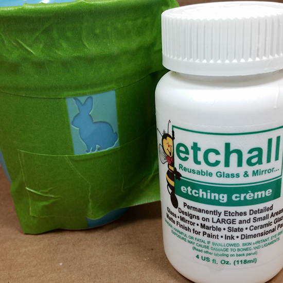 How to Etch Ceramic Using etchall Etching Cream - Caught by Design