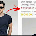 Online Store Sell This Men's Tshirt For Almost A Million. Netizens Reactions Were Hilarious.