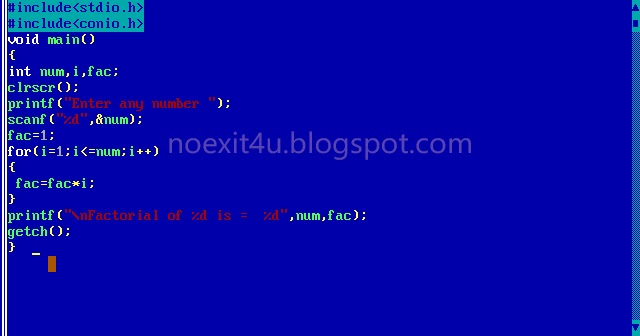 C Program For Factorial - Download Free Apps - savefiles
