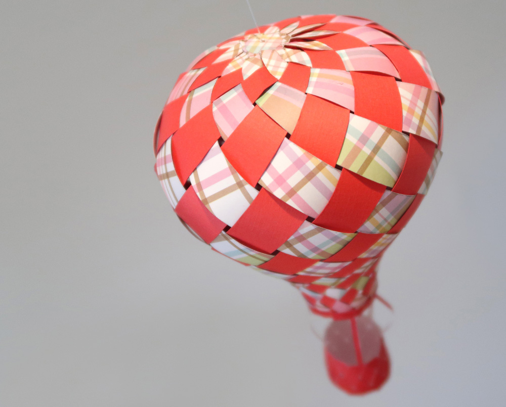 Woven Paper Hot Air Balloons