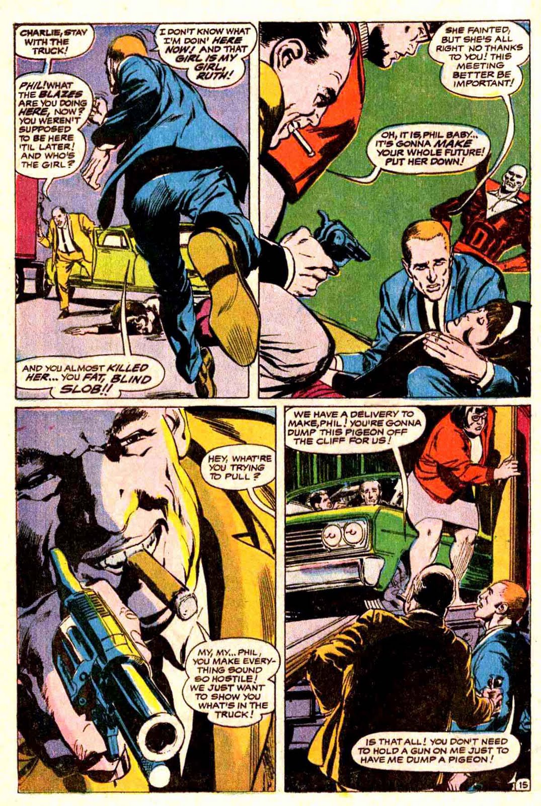 Strange Adventures v1 #212 dc 1960s silver age comic book page art by Neal Adams