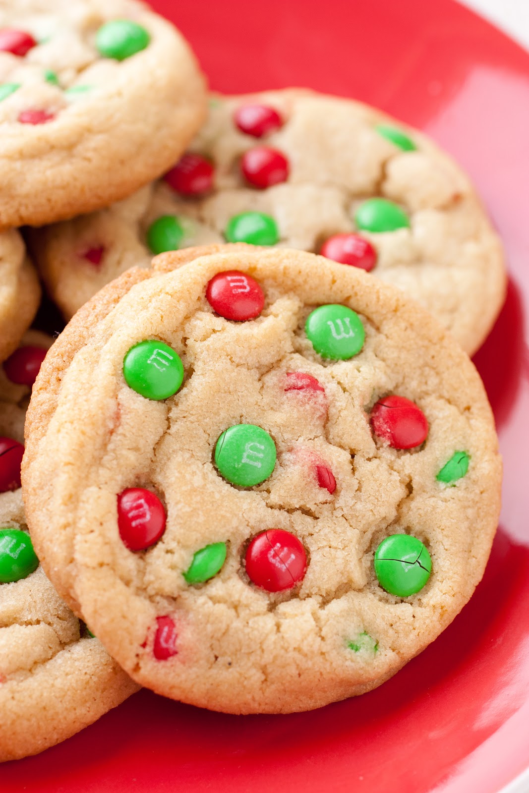 M&M Cookies {Christmas Style} Try New Recipes Mm Cookies Christmas