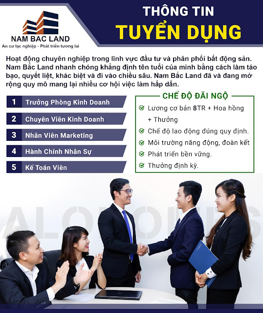 CÔNG TY TNHH BẤT ĐỘNG SẢN NAM BẮC LAND TUYỂN DỤNG​ Tuyen-dung-4