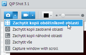 QIP Shot Zachytávání statických obrázků