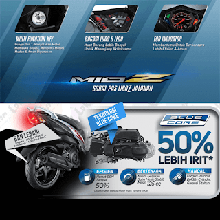 Fitur dan Spesifikasi Motor Yamaha Mio Z Fitur dan Spesifikasi Motor Yamaha Mio Z terbaru