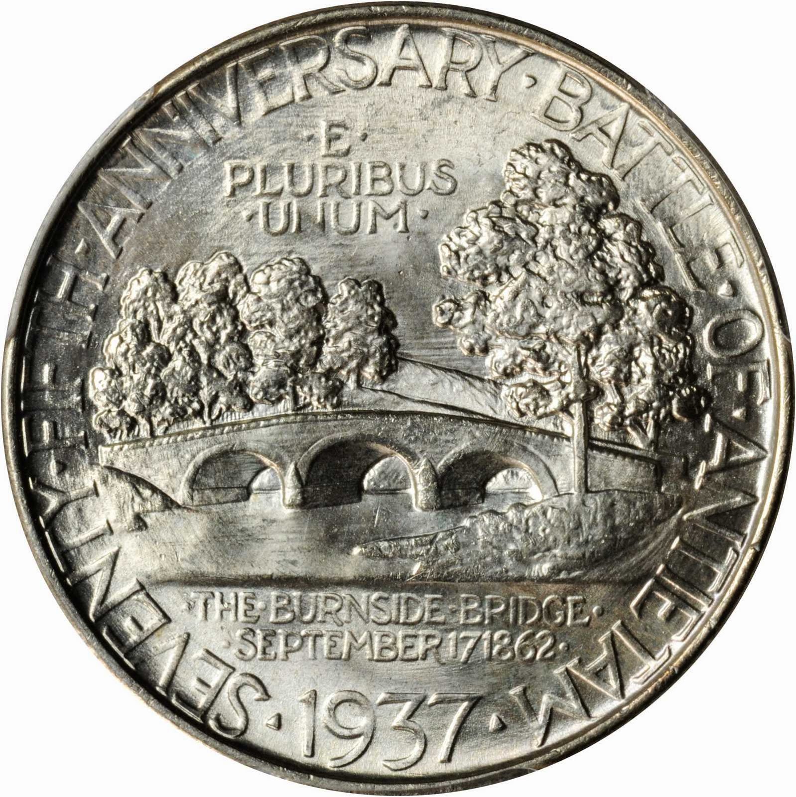 Battle of Antietam Anniversary Silver Commemorative Half Dollar