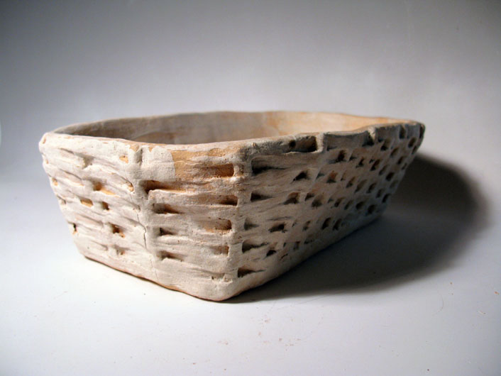 Artwork Ceramic Woven Basket