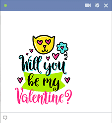 Will You Be My Valentine Emoticon