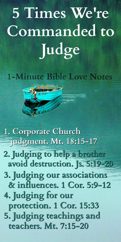 Bite Size Bible Study Biblical Judgment 5 Errors & 5 Commands