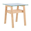 NAGOYA Bàn Góc 45x45x50 cm Màu Gỗ Tự Nhiên