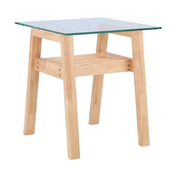 NAGOYA Bàn Góc 45x45x50 cm Màu Gỗ Tự Nhiên
