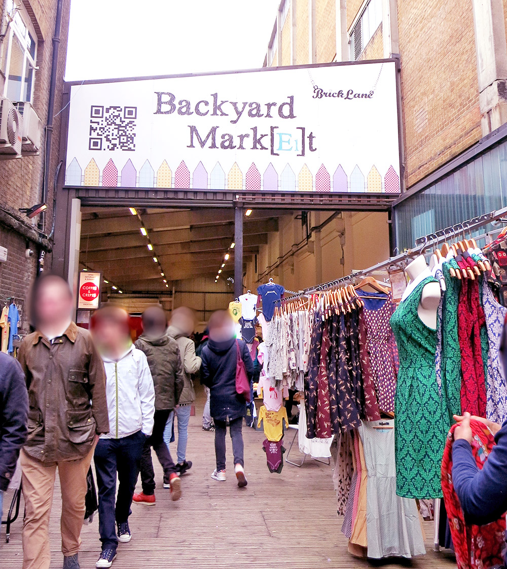 London Brick Lane Backyard Market London Brick Lane Backyard Market