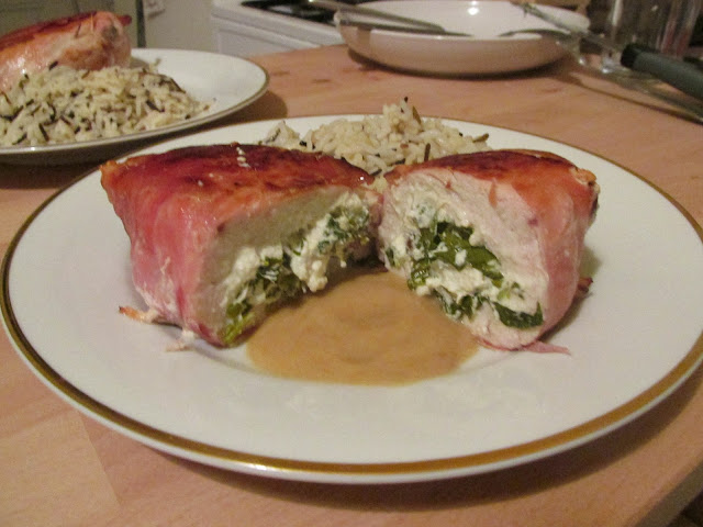 Gefüllte Hühnerbrust