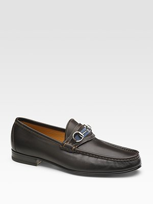 EMM (pronounced EdoubleM): GUCCI Horsebit Loafer in Blue/Brown AW11