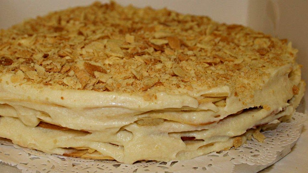 Торт Наполеон - Праздничный торт - Десерты - Кулинарные рецепты - Ресторан дома