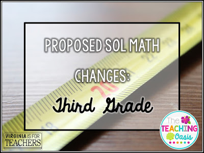 VDOE Proposed Math Standards- 3rd Grade | Virginia is for Teachers