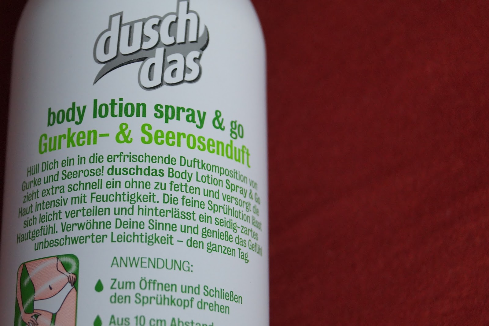 REVIEW zur Spray on Bodylotion von duschdas
