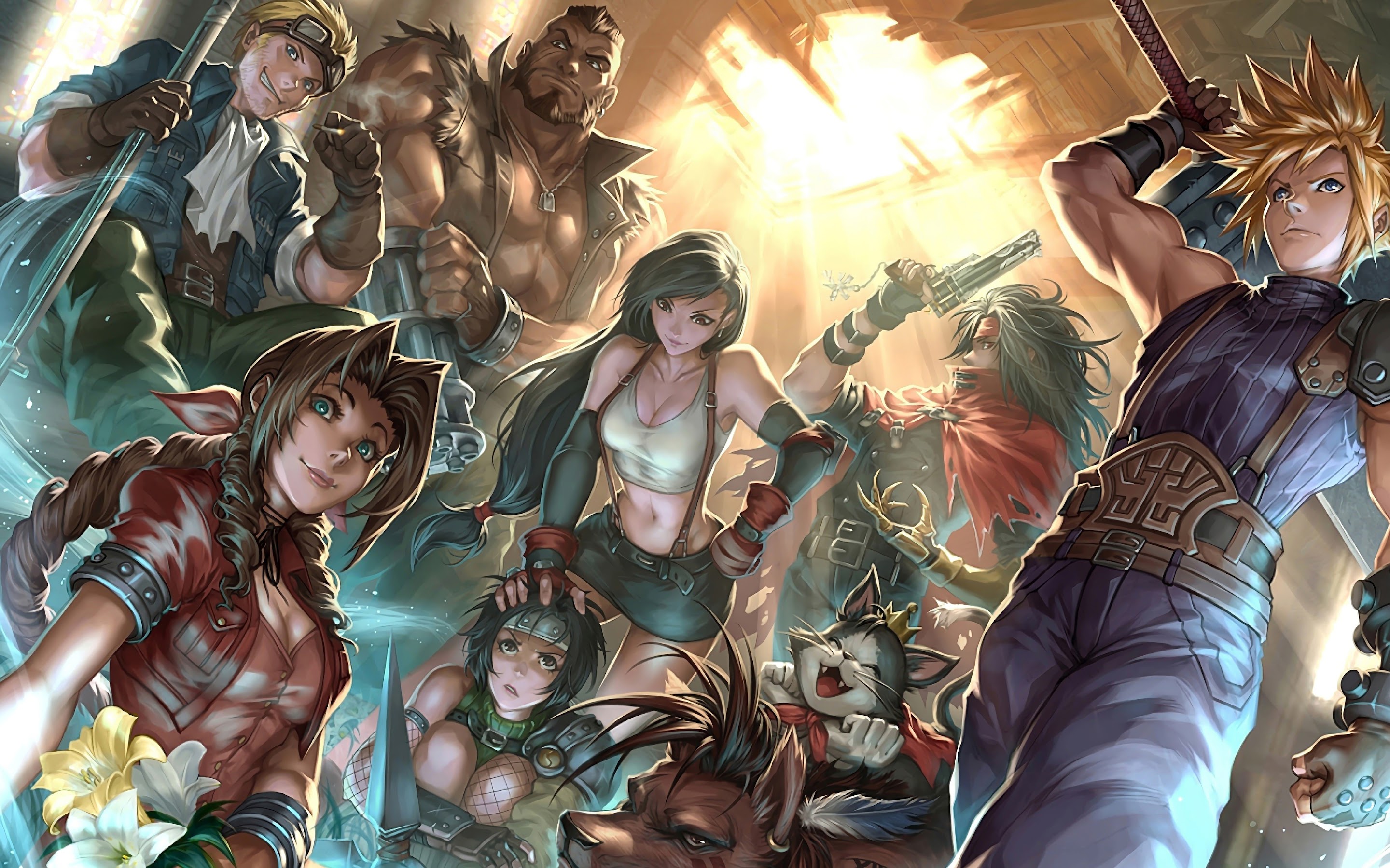 Final Fantasy 7 Remake, Characters, 4K, 40 Wallpaper PC Desktop