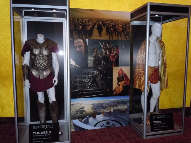 Immortals costume display