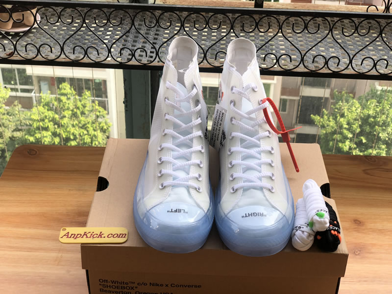 AnpKick Brand Street Footwear: Converse Off-White Chuck 70 High Tops Cheap Price For Sale Online