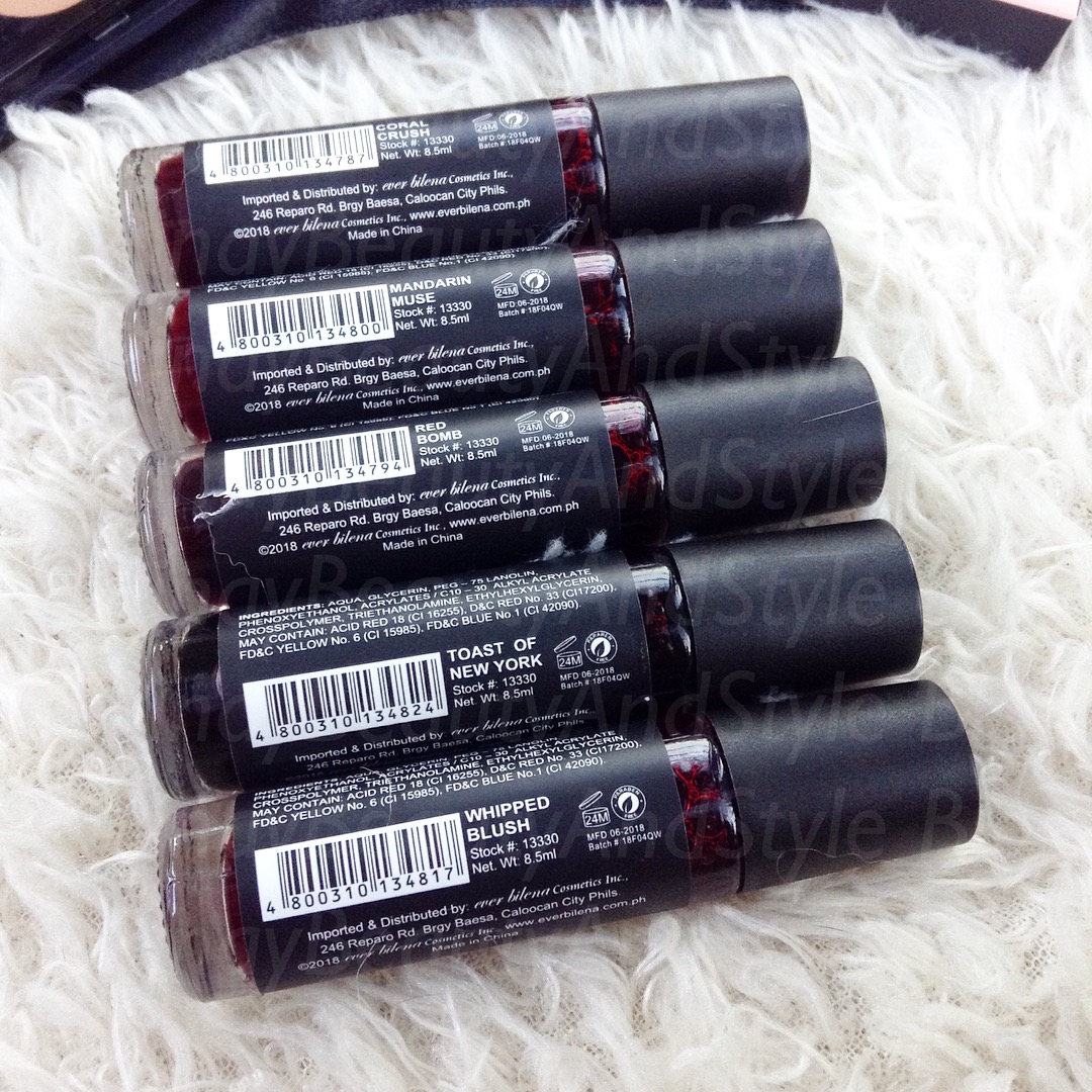 EB Lip and Cheek Roller Swatches and Review NEW SHADES from Ever Bilena