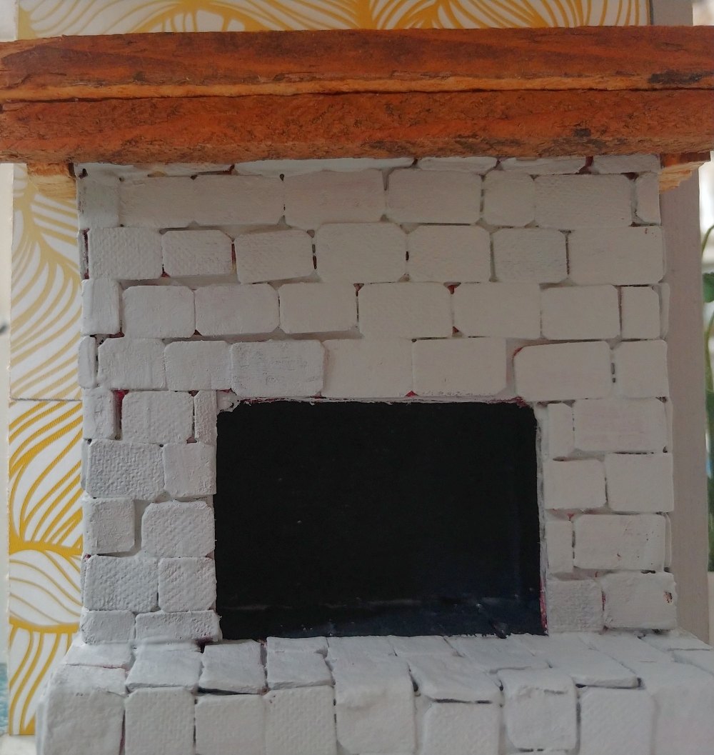 diy dollhouse fireplace