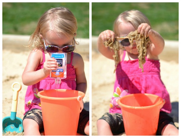 ⛱️ Super Simple Beach Sand Slime Recipe