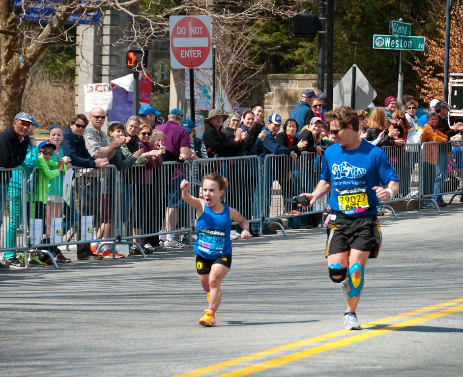The Marathon bombings Leading the Pack