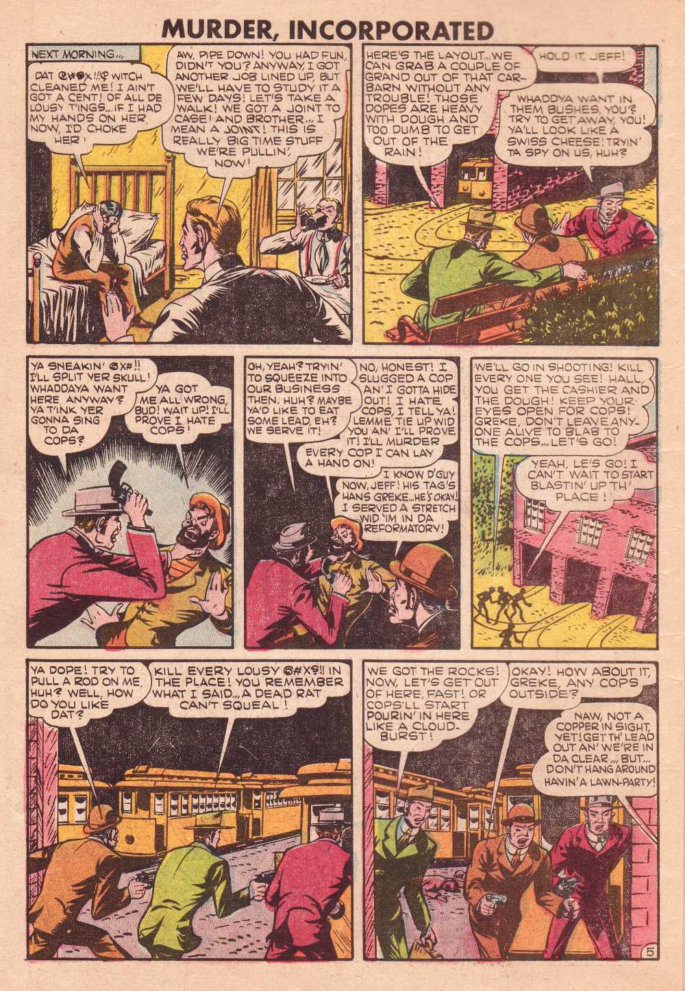 Read online Murder Incorporated (1948) comic -  Issue #8 - 6