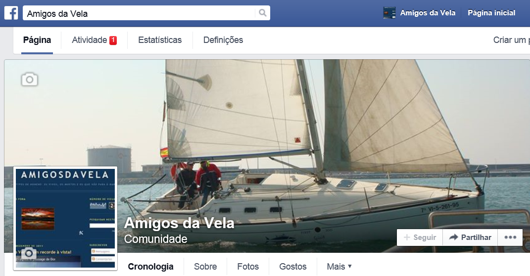 Amigos da Vela no Facebook