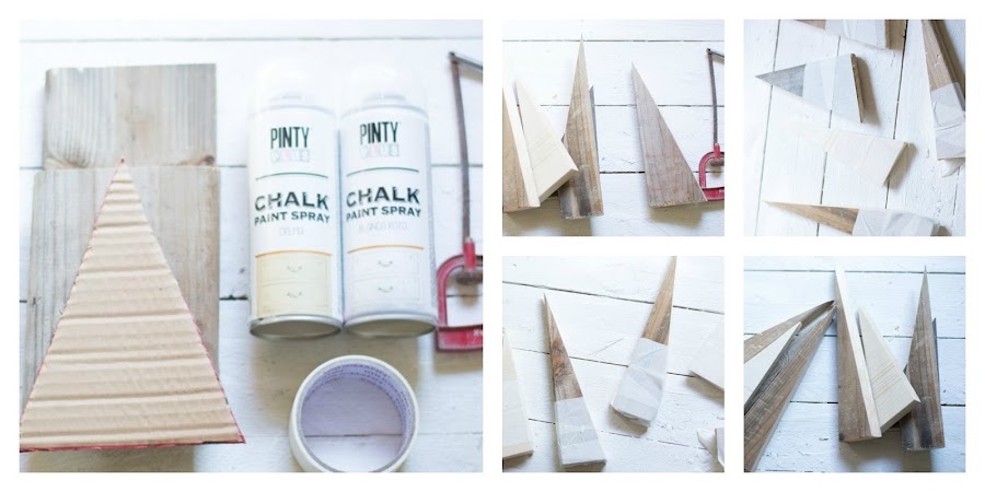 Árboles de madera diy