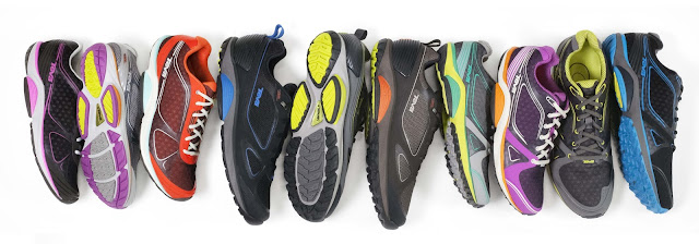 image of various TevaSphere Trail eVent shoes in various colors