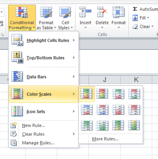 Conditional Formatting Excel