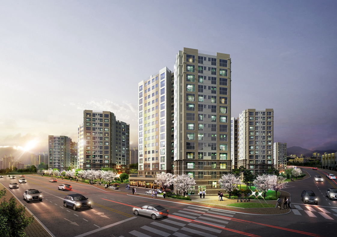 ADD 건설 Group / 플랜 애드 건축사 사무소 Ulsan BokSan I'PARK, Apartment Design