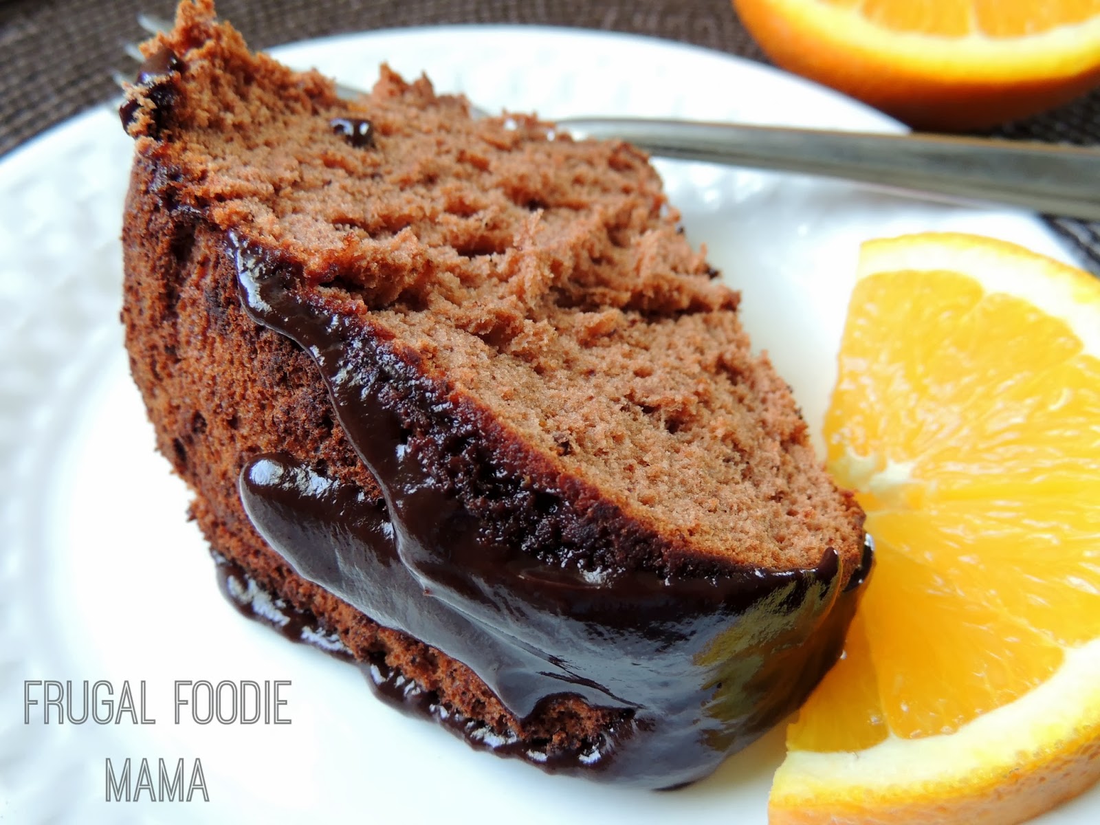 Frugal Foodie Mama Chocolate Screwdriver Angel Food Cake
