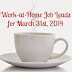 Work-at-Home Job Leads for March 31st, 2014