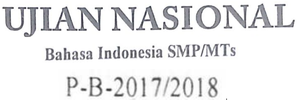 Zuhri Indonesia Pembahasan Soal Un Bahasa Indonesia Tahun Pelajaran 2017 2018 Smp Mts Nomor 10 Pola Pengembangan Cerita Zuhri Indonesia