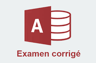 Examen corrigé Base données Access (service financier)