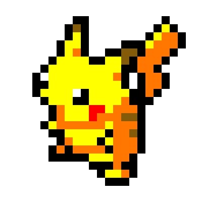 Pikachu Pixel Art | Minecraft Pixel Art Building Ideas