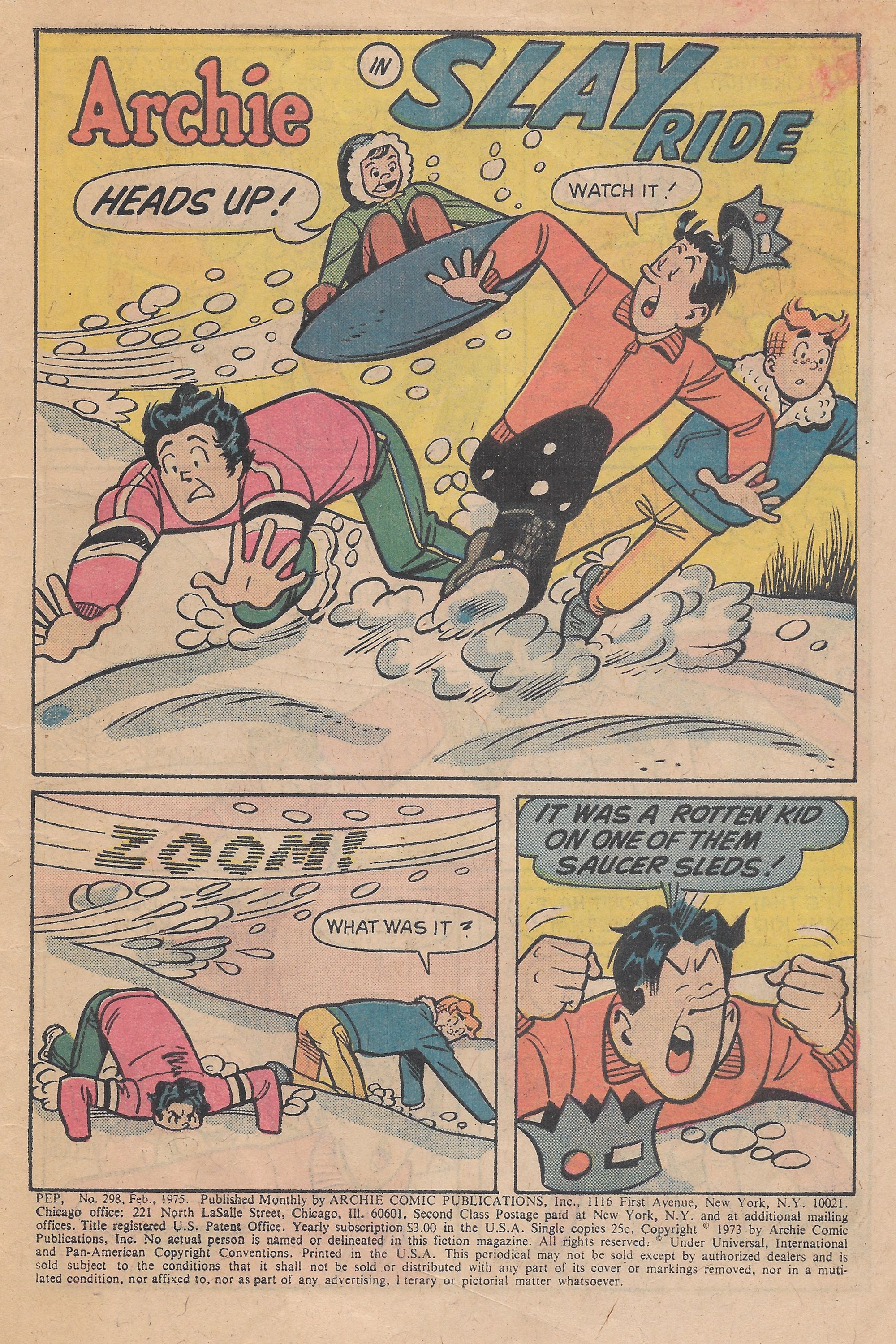 Read online Pep Comics comic -  Issue #298 - 3