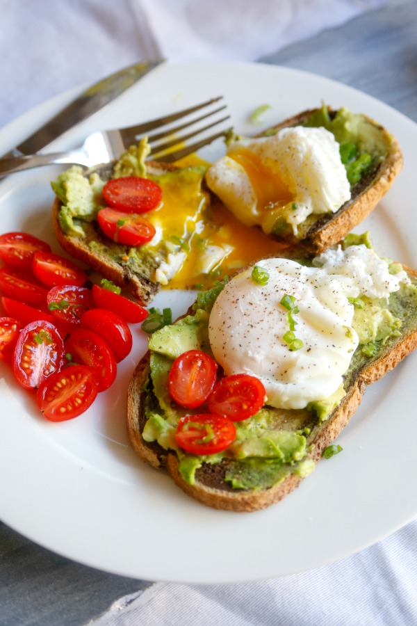 Poached Eggs on Avocado Toast Jordan's Easy Entertaining