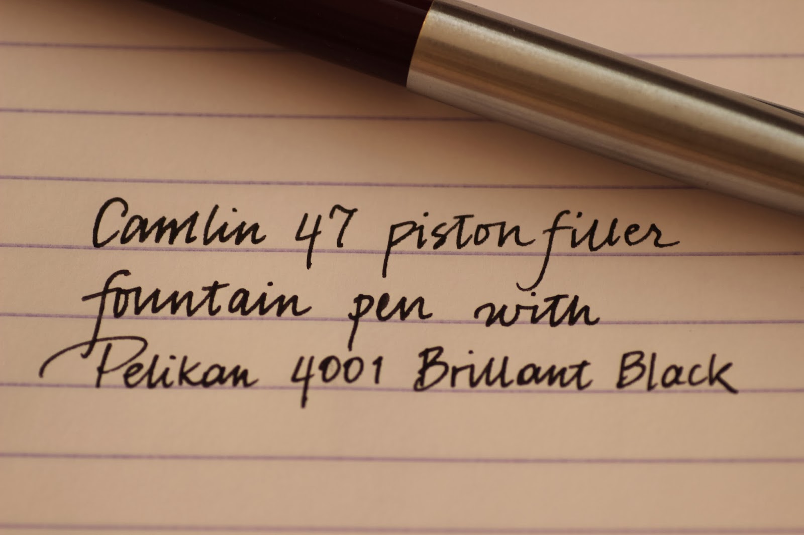 camlin no 47 piston filler fountain pen