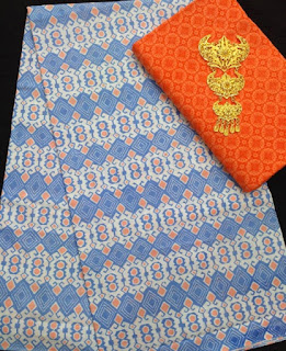 Kain Batik dan Embos 582 Orange Kain Batik dan Embos 582 Orange