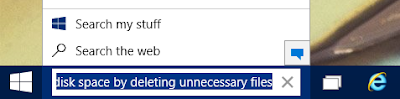 Kotak pencarian Windows 10 Cara Menghapus Folder Windows.old di Windows 10