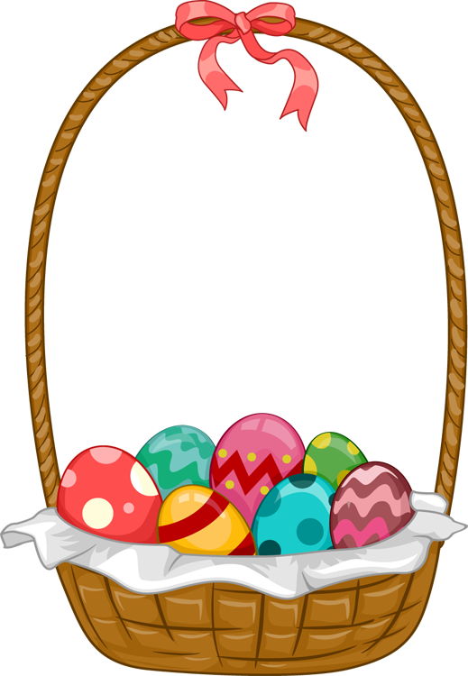 free clipart easter basket with eggs - photo #17