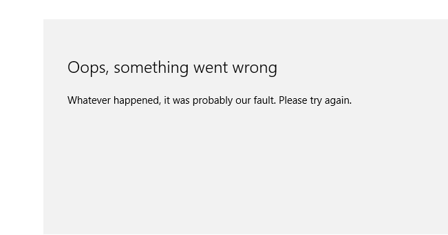 Cara Mengatasi Oops Something Went Wrong Di Windows 8 8 1 Dan Windows 10 Fandovisan